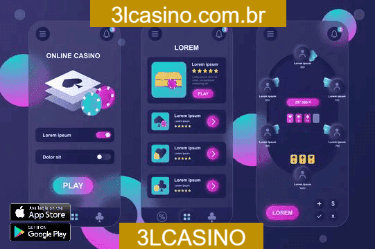 3LCASINO App Mobile - Android e iOS